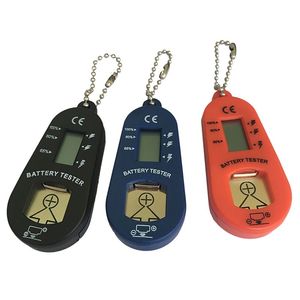 Testeur de batterie numérique précis avec écran LCD HappyHearing, prix avantageux, testeur de batterie noir - Product Image 1
