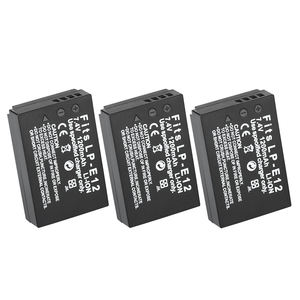 Jhttc li-आयन रिचार्जेबल बैटरी पैक के लिए 1200mah x7 eos <span class=keywords><strong>m</strong></span> श्रृंखला कैमरा LP-E12 - Product Image 4