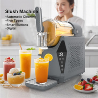 NOUVELLE Machine à Slush Multifonctionnelle Commerciale et Domestique, Machine à Boissons Glacées, Machine à Slushy, Petite Machine à Glace Soft