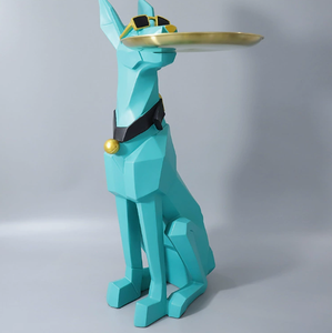 Escultura <span class=keywords><strong>de</strong></span> Resina <span class=keywords><strong>de</strong></span> <span class=keywords><strong>Doberman</strong></span> con Gafas, Pintada a Mano, Adorno Grande para Decoración del Hogar, Regalo <span class=keywords><strong>de</strong></span> Inauguración <span class=keywords><strong>de</strong></span> Casa - Product Image 5