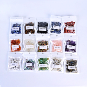 Bán buôn tinh thể tự nhiên chip của vật liệu khác nhau đá thạch anh sỏi - Product Image 1