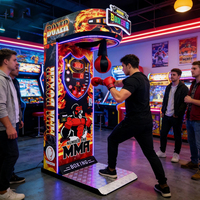 LEON Sports Machine de frappe électronique à monnayeur personnalisable pour parcs d'attractions, avec système de récompense, version anglaise, garantie 1 an