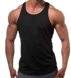 Camiseta sin Mangas de Algodón para Hombre, Tallas M-4XL, Corte Ajustado, Verano, 100% Transpirable, Secado Rápido, Anti-Pilling, Informal, Deportiva, Diseño Liso - Product Image 3