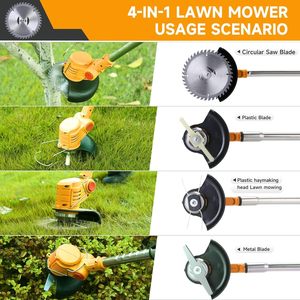 Máy cắt cỏ không dây dùng pin <span class=keywords><strong>20V</strong></span> MAX, 4 trong 1, kèm 4 loại lưỡi cắt cho việc cắt tỉa cỏ và bụi rậm - Product Image 3