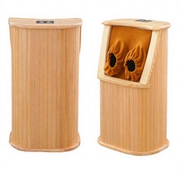 Sauna infrarouge électrique moderne pour les pieds en bois avec panneau de commande informatique pour la santé