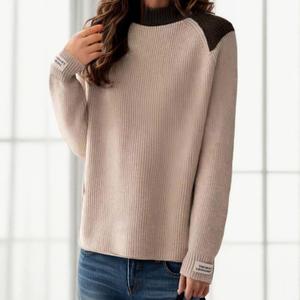 Maglione da Donna Personalizzato Autunno Inverno, Alta Qualità, Caldo Pullover a Collo Alto Lavorato a <span class=keywords><strong>Maglia</strong></span>, Collezione 2026 - Product Image 5