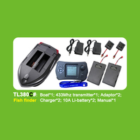 Skywolf TL380 Dual Hull 12 GPS Nest Points Sonar Fish Finder Autopilot Baitboat untuk Memancing di Laut