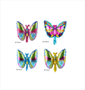 Wholesale Colorful Butterfly Shape Helium Air Inflation <b>Decorated</b> Summer Themed Parties Back to School <b>Balloon</b> for Kids - Product Image 1