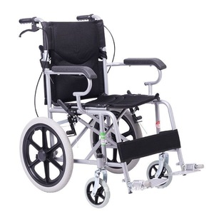 Fauteuil roulant manuel pliable et léger, petite taille, pneus pleins sans air, pour personnes âgées et enfants - Product Image 3