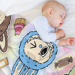 Vente en gros de couverture rose en polaire super douce imprimée sur mesure pour canapé-lit d'<span class=keywords><strong>hiver</strong></span> - Product Image 1