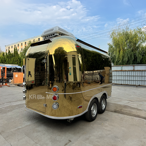 Outdoor Mobile Coffee Concession Wholesale Ice Cream Cart Van <b>Trailer</b> Hot <b>Dog</b> Food Truck - Product Image 2