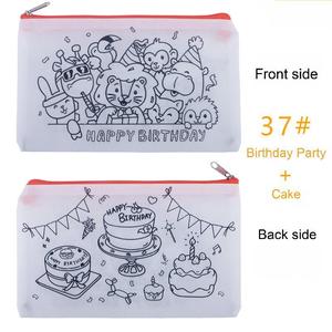 กระเป๋าใส่ดินสองานวันเกิดเทศกาลคริสต์มาสแบบไม่ทอสำหรับงานประดิษฐ์ภาพการ์ตูนแบบ DIY พร้อมเครื่องหมายกระเป๋าระบายสีสำหรับเด็ก - Product Image 4