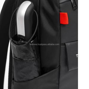 Sac à dos décontracté unisexe de qualité supérieure en polyester, imperméable, avec fermeture éclair en cuir, antivol, tendance, pour ordinateur portable, fabriqué au Vietnam - Product Image 6