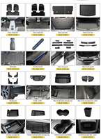 Accessoire intérieur pour BYD Yuan up EV Atto 2 Accessoires LHD RHD ABS Carbon Fiber Pattern Decorative Trims Interior Auto Parts