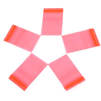 Sacs de protection antistatiques ESD en PE rose avec fermeture éclair pour l'emballage de composants électroniques, sacs d'emballage ESD pour l'usine électrique