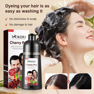Productos de <span class=keywords><strong>Tinte</strong></span> para el Cabello de Fabricación China, 400 ml, Marca Privada Personalizada, Champú para Cabello Negro, 100% de Cobertura para Cabello Blanco - Product Image 1
