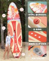 Planche de surf gonflable SUP personnalisée, très demandée, pour la planche à pagaie et le stand-up paddle