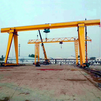 Grue portique monopoutre personnalisable OEM de 3t à 32t, montée sur rail, pour extérieur, couleur de marque personnalisée, fourniture directe usine