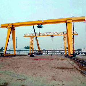 Grúa pórtico monoviga de 12.5t, 20t, 25t, 30t, 40t, 50t de capacidad, 10m-20m de alcance, con rieles de desplazamiento terrestre - Precio - Product Image 4