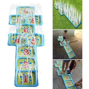 Inflatable Water Spray Mat For Kids Outdoor Lawn Play With Numbers And Sprinklers Summer Fun Toy - Product Image 3