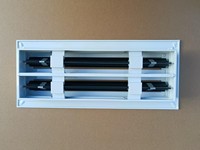 Diffuseur linéaire moderne pour climatisation, grille d'air en aluminium pour système de climatisation de salon