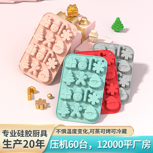 แม่พิมพ์อบซิลิโคน 20x10x2 ซม. ใช้กับเตาอบได้ สำหรับทำขนม ลูกอม ช็อกโกแลต ไอศกรีม น้ำแข็ง DIY แม่พิมพ์เค้ก สีชมพู เทา ฟ้า แดง - Product Image 5