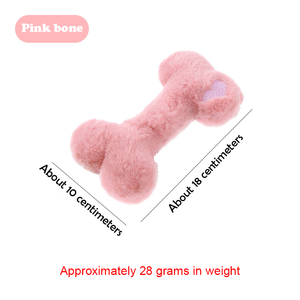 Persediaan hewan peliharaan mewah tahan lama, mainan gerakan interaktif berbentuk tulang dapat dicuci untuk anjing menyenangkan waktu bermain kartun sederhana - Product Image 6