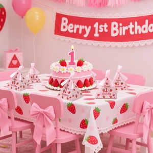 12 pezzi scatola di caramelle di compleanno per la prima festa del bambino scatola regalo di compleanno per ragazza bellissima scatola regalo di compleanno rosa - Product Image 2