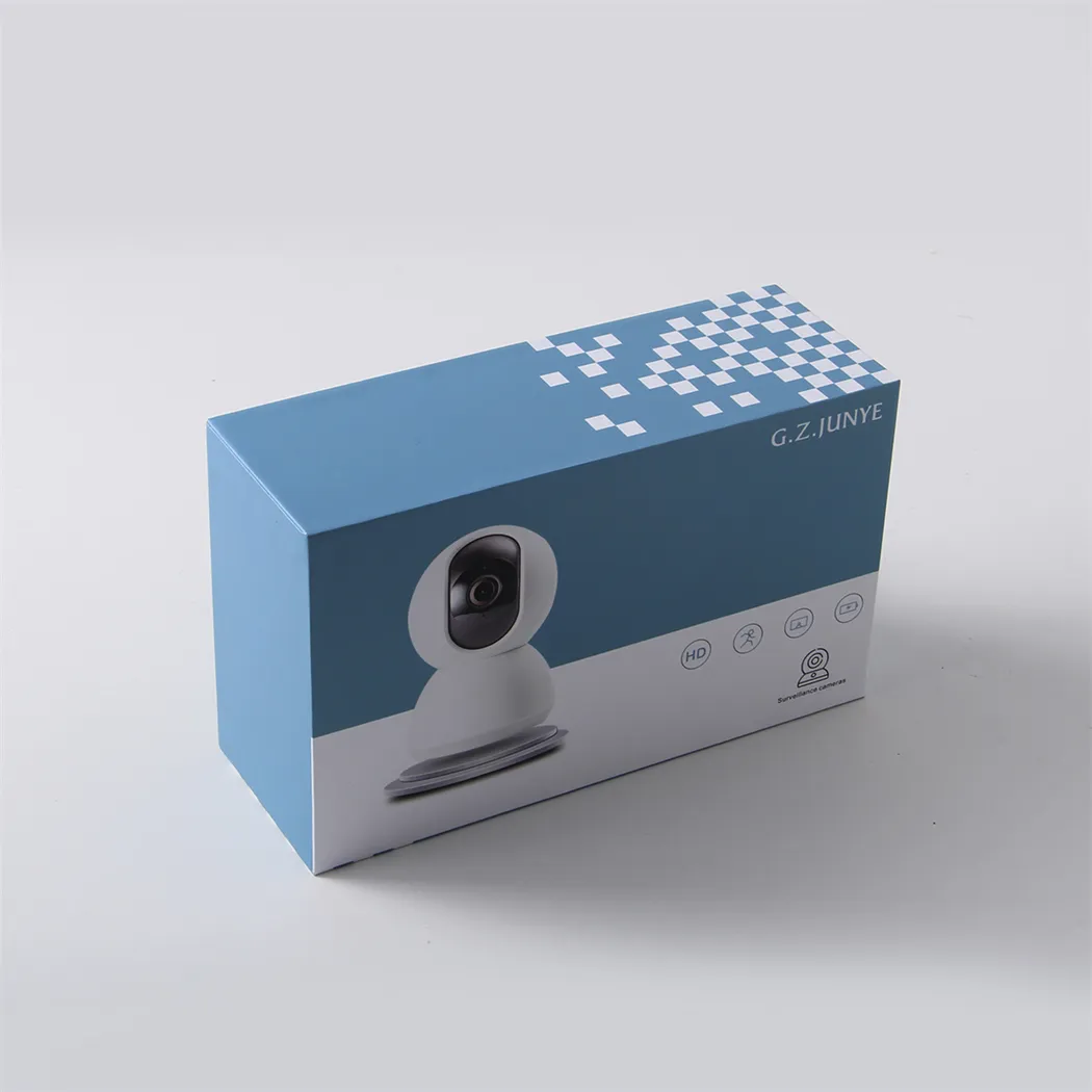Label keamanan desain logo level tinggi gelang marmer rambut ramping kotak kamera pengawas kustom kertas dembalage hadiah matte