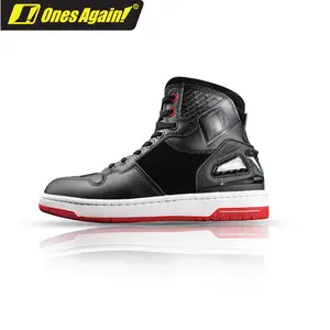 Zapatos para montar en motocicleta para hombre, calzado anticaída, impermeable y antideslizante para carreras en las cuatro estaciones, en invierno