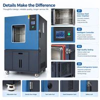 Chambre à température et humidité constantes, programmable sur mesure, pour essais de stabilité environnementale