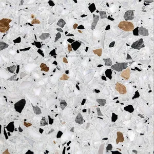 Pengxiang OEM ODM Custom Waterstone Design Cement Outdoor Large Cut To Size Artificial Terrazzo Stone Tile Floors Board Slab