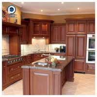 Armoires en bois blanc de style shaker américain classique de haute qualité, armoires de cuisine en bois pour la rénovation de la cuisine résidentielle