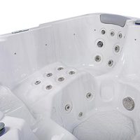 Hydrorelax Spa de massage pour 6 personnes, design moderne, bain à remous de qualité, confort pour jacuzzis extérieurs