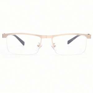 Nouvelle monture demi-carrée en métal UV400 tendance 2020 pour hommes - Product Image 6