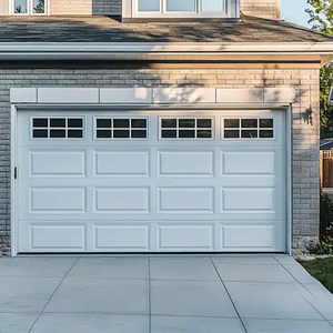 <span class=keywords><strong>Porte</strong></span> de <span class=keywords><strong>garage</strong></span> moderne en alliage d'aluminium avec fonction coupe-vent, design coulissant et inclinable pour usage extérieur - Product Image 6