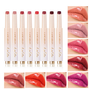 Brillo Labial HANDAIYAN con Textura de Mármol en 8 Colores, Lápiz Labial Humectante de Larga Duración, Brillo Labial Líquido Hidratante, Bálsamo Labial Cosmético - Product Image 2