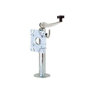 Cric <span class=keywords><strong>de</strong></span> <span class=keywords><strong>remorque</strong></span> pivotant à fixation par boulon TOWKING, 1000 lb, à levage vertical <span class=keywords><strong>de</strong></span> 10 pouces, avec <span class=keywords><strong>plaque</strong></span> <span class=keywords><strong>de</strong></span> pied, à commande par rotation supérieure - Product Image 1