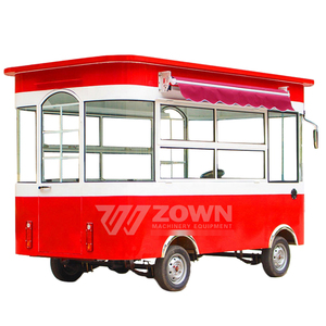 Street Hot Dog Food Cart Mobile BBQ <b>Trailer</b> Fully Equipped for Fast Food Business - Product Image 4