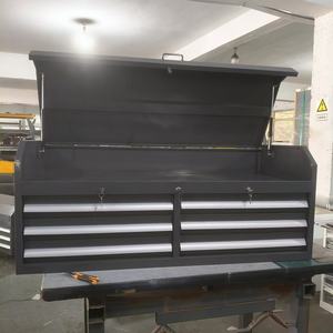 उपकरण पिट भंडारण रोल पिंजरे के साथ दराज पेशेवर कार्यशाला उपकरण स्टेनलेस स्टील गाड़ी - Product Image 2