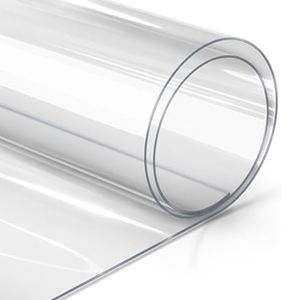 Hojas de película <span class=keywords><strong>transparente</strong></span> de <span class=keywords><strong>PVC</strong></span> <span class=keywords><strong>flexible</strong></span>, rollo de plástico de vinilo <span class=keywords><strong>transparente</strong></span>, embalaje Industrial, proyectos de bricolaje - Product Image 1