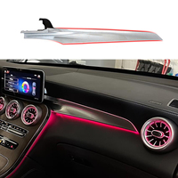 Lumière ambiante LED pour tableau de bord copilote 64 couleurs pour Mercedes Benz W205 X253 C GLC AMG C43 C63 Coupé, lampe de tableau de bord central