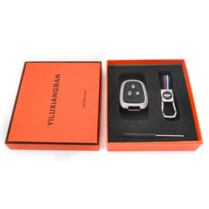 Haute qualité Lumineux luxe en alliage de zinc silicone lueur dans l'obscurité peugout clés de voiture couvre fabricant - Product Image 4