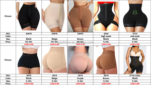 Logotipo personalizado Fajas COLOMBIANA Reductora Post Cirugía Body Shaper con sujetador Faja <span class=keywords><strong>Levanta</strong></span> <span class=keywords><strong>Cola</strong></span> - Product Image 6