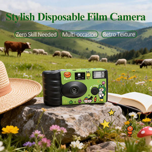 Appareil photo jetable Good Luck, vente en gros, appareil photo jetable 35 mm avec <span class=keywords><strong>flash</strong></span>, mise au point fixe, en plastique, couleur personnalisée, pellicule - Product Image 2