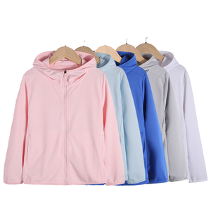 Chaqueta de Protección Solar UPF50 Ecológica, Larga, Personalizada 2023, para Niños, Fresca, Transpirable, Protección UV, Poliéster/Nailon - Product Image 1