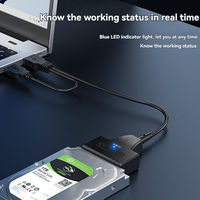 Cable de Datos USB2.0 a Sata2.0 al por Mayor para Discos Duros Mecánicos y de Estado Sólido de 2.5/3.5 Pulgadas