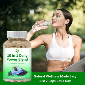 Cápsulas de Musgo Marino Prival Label 10:1, Mezcla Diaria Potente con Ashwagandha para el Equilibrio Emocional y la Mejora de la Salud Digestiva para Adultos - Product Image 5