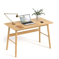 Conceptions de table multifonctions Bureau d'écriture en bois pour chambre à coucher Table de bureau à domicile Bureau d'ordinateur Table en bambou pour le travail et l'étude