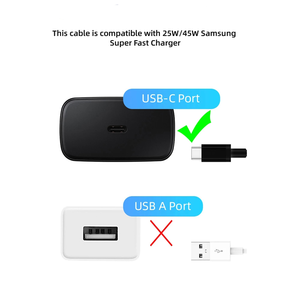 Vente en gros Original PD 60W Usb c vers Usb c 5A Câble de données de charge rapide pour Samsung Mobile Phone Note 20 10 S20 S21 S22 Plus - Product Image 4